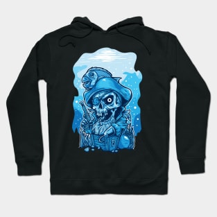 pirate captain skull sea of thieves Hoodie